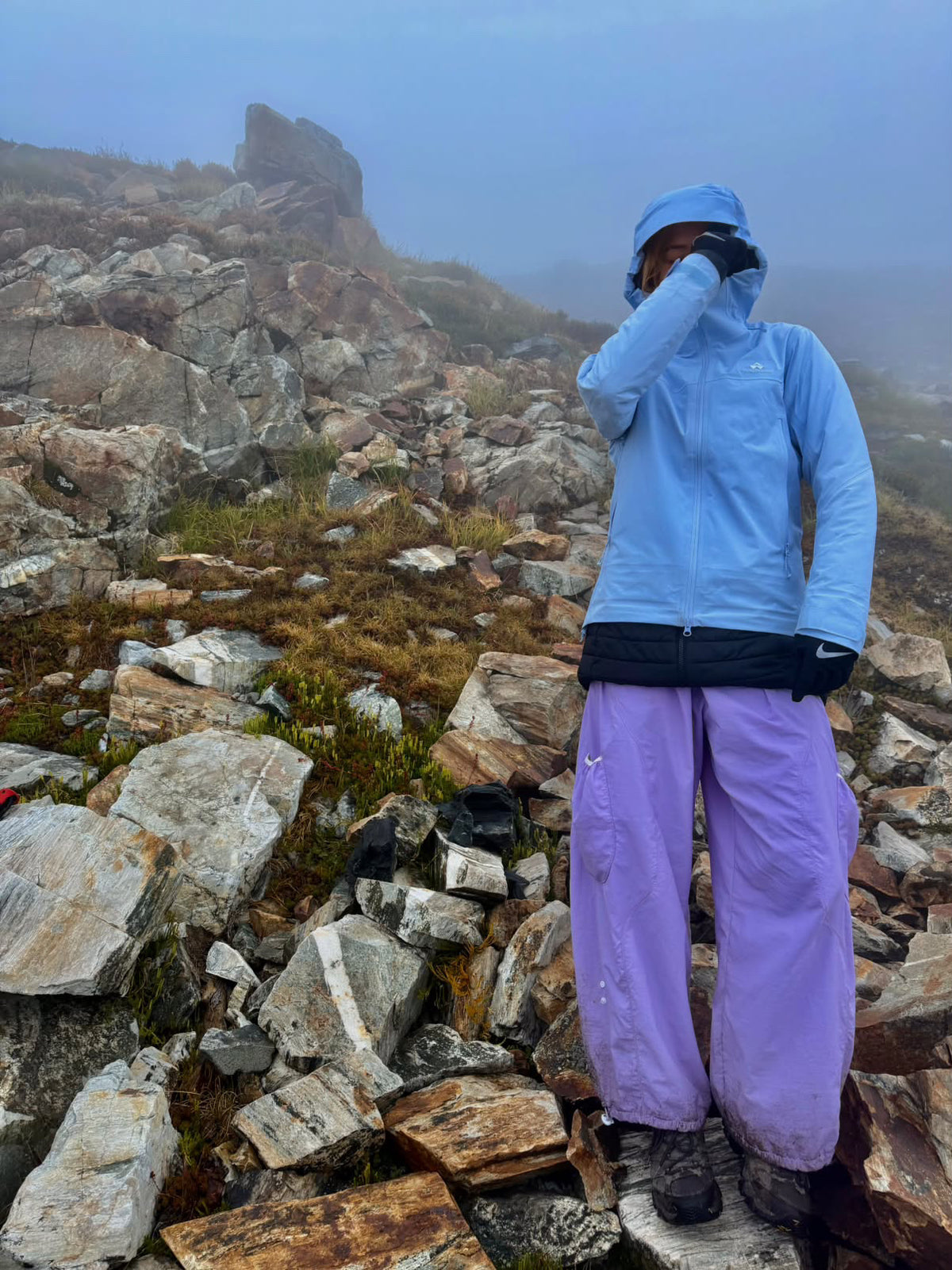 Poppy Lightweight Hiking Pant in Lilac