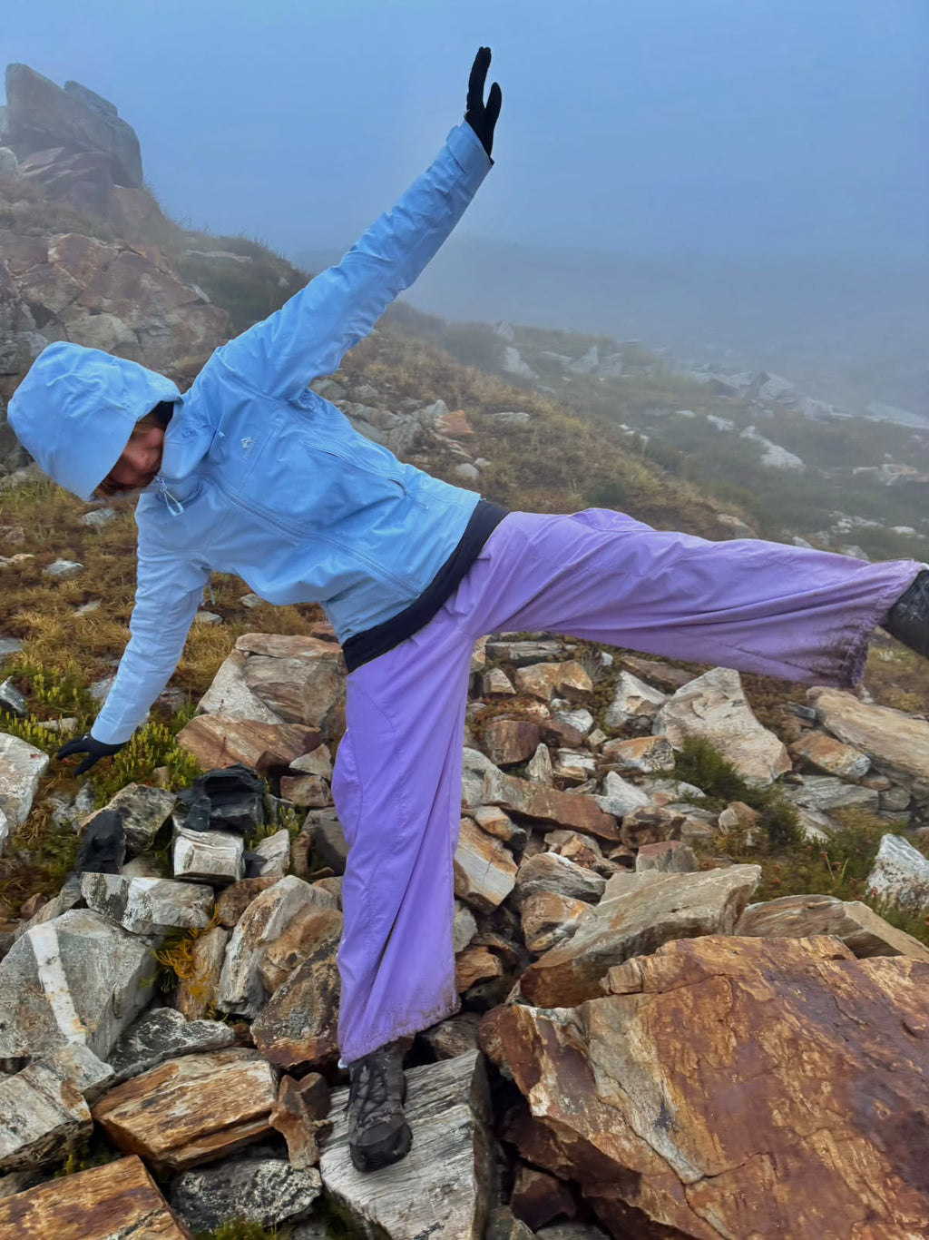 Poppy Lightweight Hiking Pant in Lilac